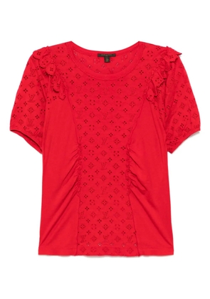 Louis Vuitton Pre-Owned 1990-2000s short sleeve blouse - Red
