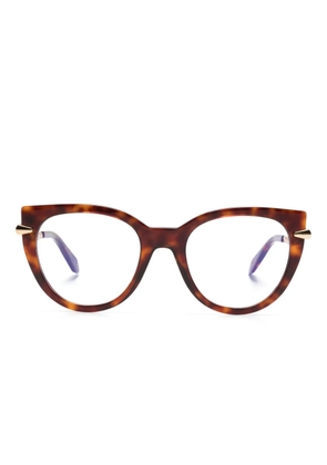 Bvlgari Serpenti cat-eye glasses - Gold