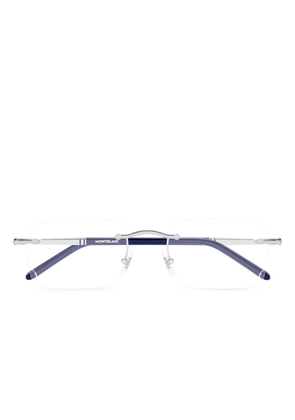 Montblanc rectangle glasses - Blue