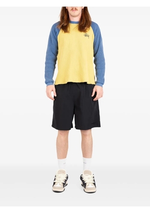 Stüssy embroidered-logo shorts - Black