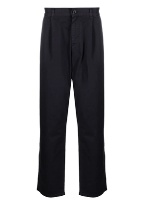 Missoni logo-embroidered mid-rise chinos - Blue