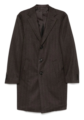 Canali cashmere coat - Brown