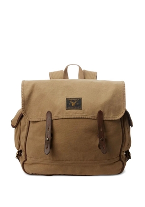 Ralph Lauren RRL canvas flap backpack - Neutrals