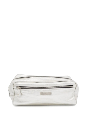 Gianfranco Ferré Pre-Owned leather pouch bag - Silver