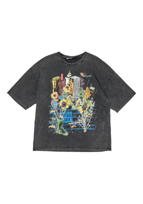 Bimba y Lola graphic-print T-shirt - Grey