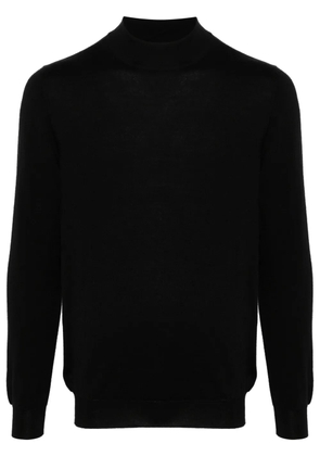 Kiton high-neck cashmere-silk jumper - Black