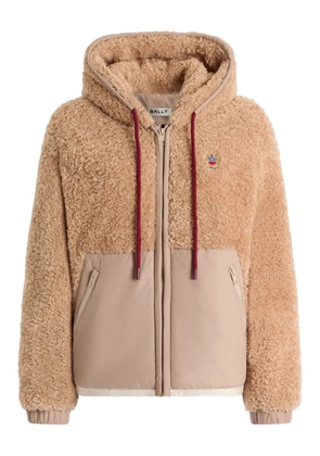 Bally fleece hooded jacket - Neutrals