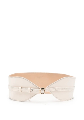 ZIMMERMANN scalloped buckle belt - Neutrals