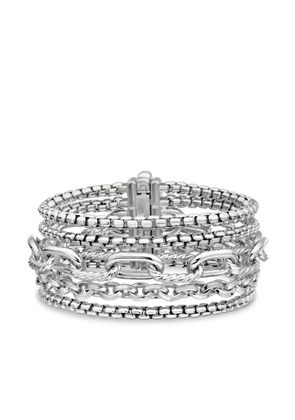 David Yurman sterling silver Multi Row Chain bracelet (29mm)