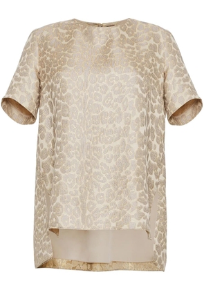 Adam Lippes pleat-back top - Neutrals