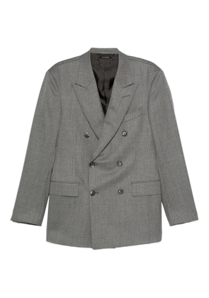 TOM FORD double-breasted wool blazer - Grey
