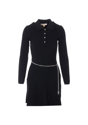 Michael Michael Kors knitted chain dress - Black