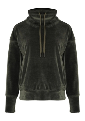 Lygia & Nanny NUTELLA PLUSH high-neck velour sweater - Green