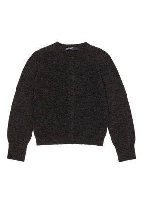 Bimba y Lola button-front balloon-sleeve cardigan - Grey