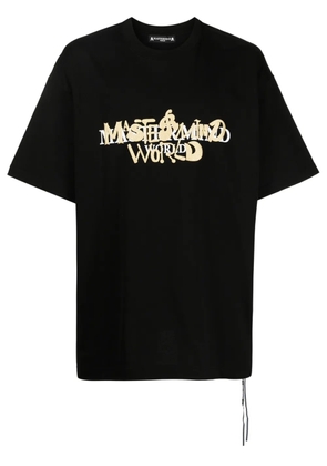 Mastermind World logo-print cotton T-shirt - Black