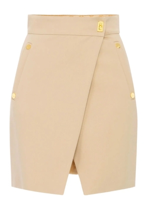 Elisabetta Franchi wrap-front utility skirt - Neutrals