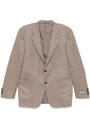 Canali single-breasted blazer - Brown
