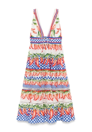 FARM Rio Ainika midi dress - White