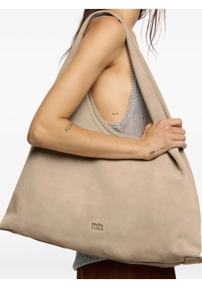 Bimba y Lola maxi Bikini Paper Bag shoulder bag - Neutrals