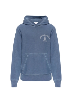 Moncler logo hoodie - Blue
