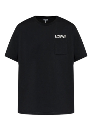 LOEWE chest-pocket logo T-shirt - Black