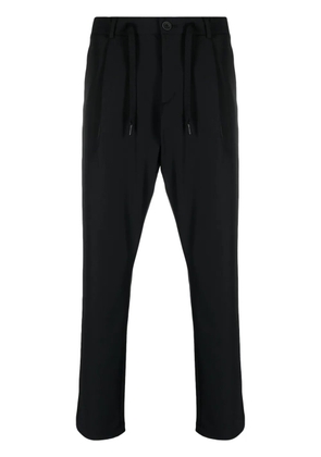 Herno drawstring-waist slim-cut trousers - Black