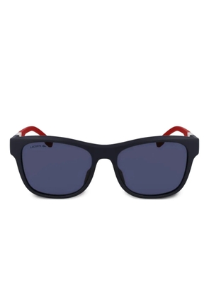 Lacoste matte-frame square sunglasses - Blue