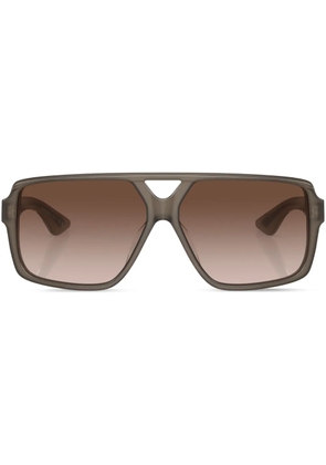 Oliver Peoples 1977C oversize-frame sunglasses - Brown