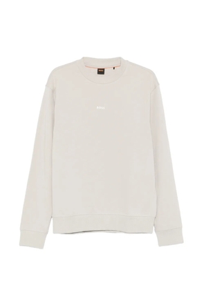 BOSS logo sweatshirt - Neutrals