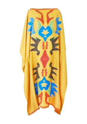 Carolina Herrera x Rianna + Nina printed caftan - Yellow
