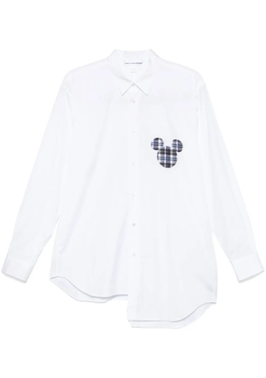 Comme Des Garçons Shirt x Disney Mickey-print shirt - White