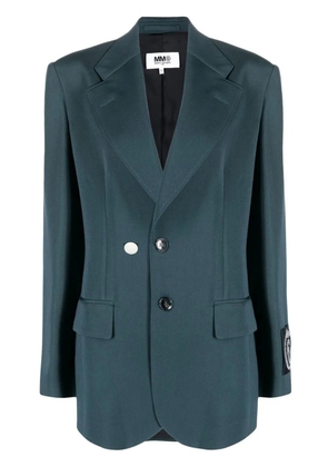 MM6 Maison Margiela single-breasted blazer - Green