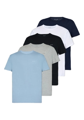 Paul Smith logo-detail T-shirt (set of five) - Blue