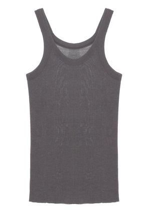 QUIRA ribbed-knit tank top - Grey