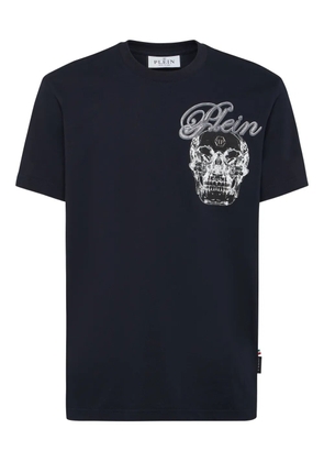 Philipp Plein skull-graphic T-shirt - Blue