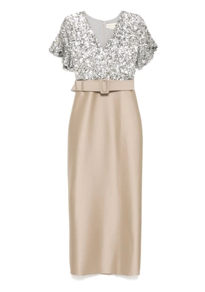 Sachin & Babi Marlene gown - Neutrals