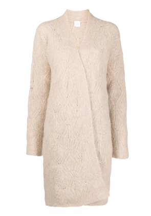 Eleventy belted knit cardigan - Neutrals