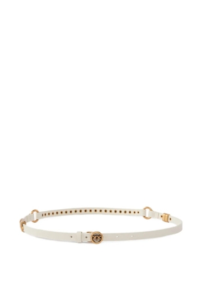 PINKO leather belt - White