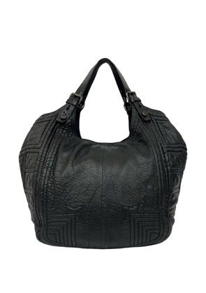 Givenchy Pre-Owned 2010-2025 Crinkled Lambskin Padded Stitch Sacca hobo bag - Black