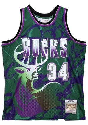 Mitchell & Ness 'NBA Milwaukee Bucks 1996 Ray Allen' Team Marble Swingman jersey vest top - Green
