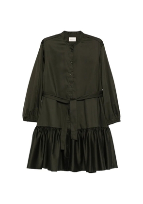 Gant tie-waist mini dress - Green