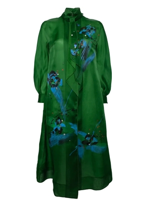 SHIATZY CHEN Libre collection embroidered dress - Green