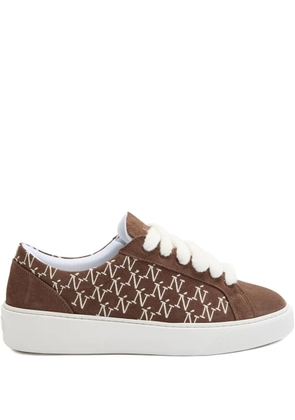 NUMERIS Signet suede sneakers - Brown