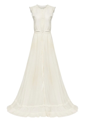 MM6 Maison Margiela cotton gown - Neutrals