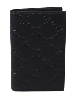 Gucci embossed card holder - Black