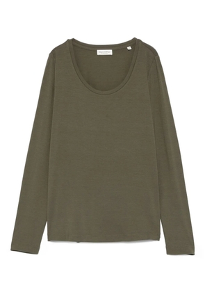 Marc O'Polo scoop-neck long-sleeve top - Green