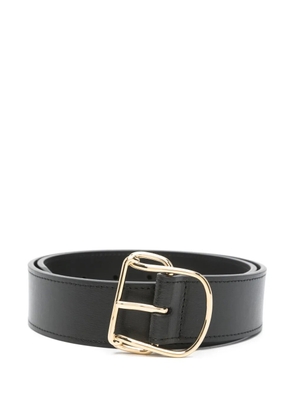 TOTEME Swirl leather belt - Black
