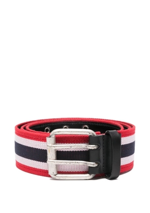 Romeo Gigli Pre-Owned 1990s striped belt - RED BLACK AND WHITE