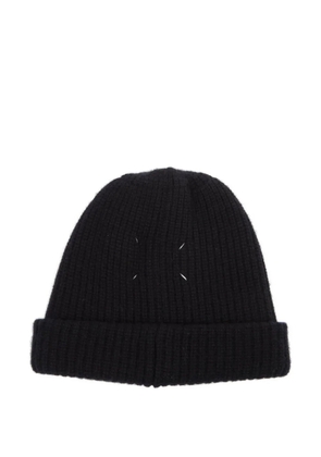 Maison Margiela knitted beanie - Blue