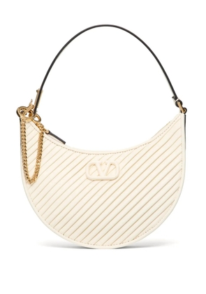 Valentino Garavani mini VLogo Signature Hobo bag - Neutrals